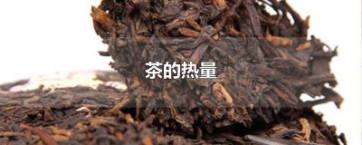 ​茶的热量