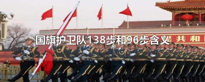 ​国旗护卫队138步和96步含义