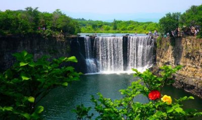 ​去镜泊湖看火山堰塞湖