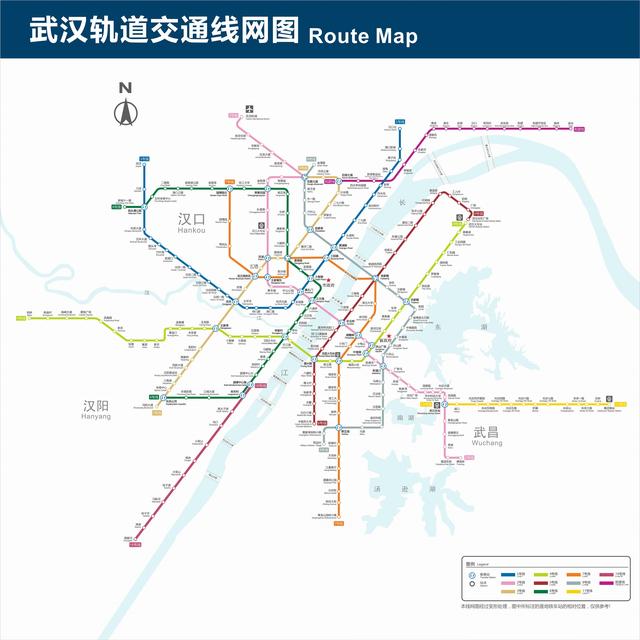 武汉地铁2号线最新线路图公示（武汉地铁线网图更新）(1)