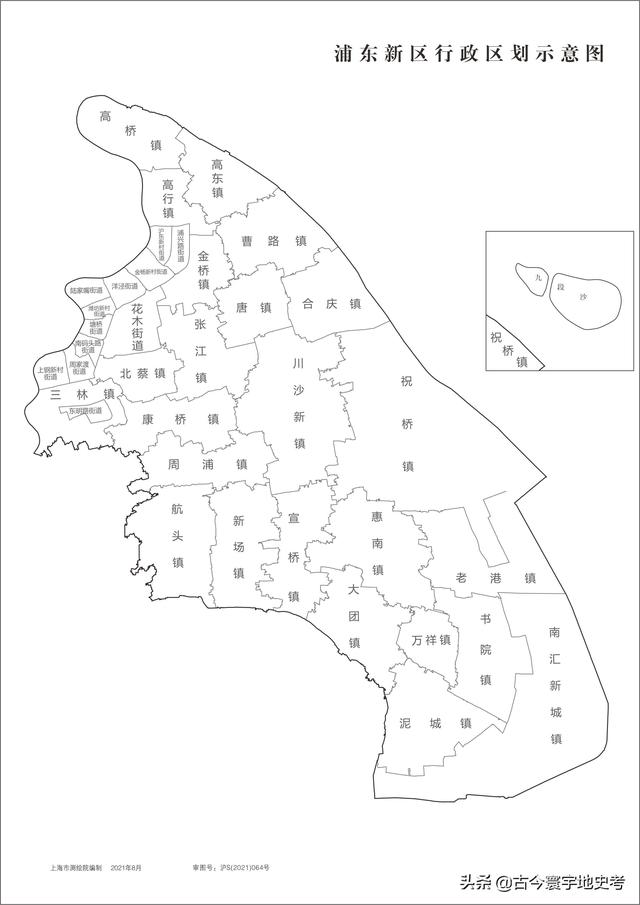 上海市最新地图高清全图（上海市各区地图）(14)