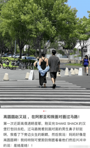 ​高圆圆赵又廷出游被偶遇 夫妇牵手过马路感情甜蜜