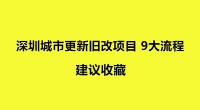 ​深圳市城市更新实施办法（深圳城市更新条例）