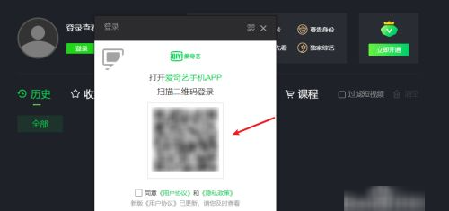 爱奇艺二维码在哪里,平板爱奇艺会员授权二维码在哪里图4