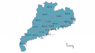 ​广东省拥有7个三线城市：汕头第一，6个四线城市，1个五线城市