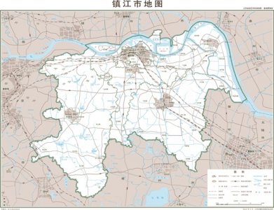 ​镇江市地图 基础要素版