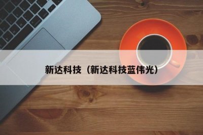 ​新达科技（新达科技蓝伟光）