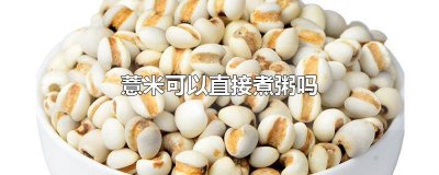 ​薏米怎样煮粥好吃又简单 怎么样煮薏米粥