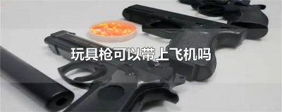 ​玩具枪可以带上飞机吗