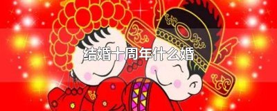 ​结婚十周年什么婚蛋糕 结婚十周年什么婚?