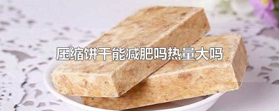 ​可以用压缩饼干减肥吗 压缩饼干会减肥吗