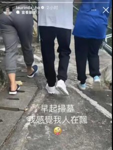 ​何超莲为赌王扫墓，70岁陈婉珍罕见露面，状态憔悴需搀扶上山