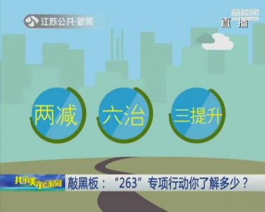 ​敲黑板：“263”专项行动你了解多少？