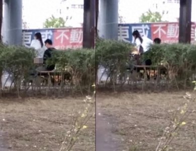 未成年情侣公园激情“打野战”,满地狼藉让人不忍直视!