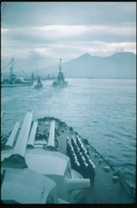 1938年意大利海军举行海上阅兵仪式