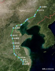 G2622次列车长春西至杭州西,停靠22个站,耗时约12小时